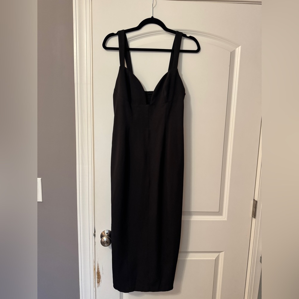 BHLDN Black Midi Dress- Anthropologie